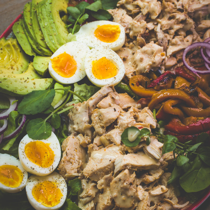 Chicken and Char-grilled Pepper Salad