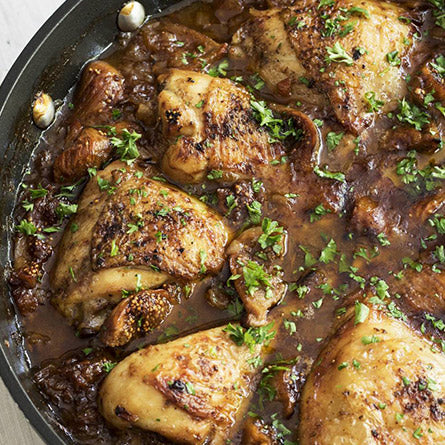 Chicken with Port and Figs