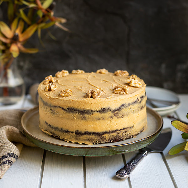 Choc Coffee Cake with Walnuts