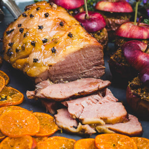 Glazed Gammon with Mandarins
