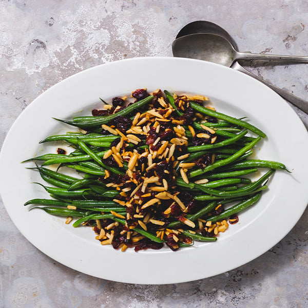 Green Beans with Cranberries and Almonds