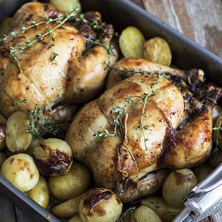 Roast Lemon Chicken for a Crowd