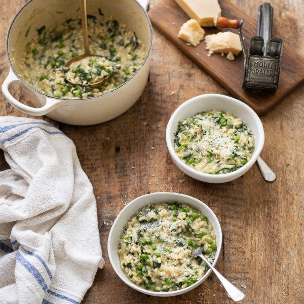 Spinach and Pea Risotto