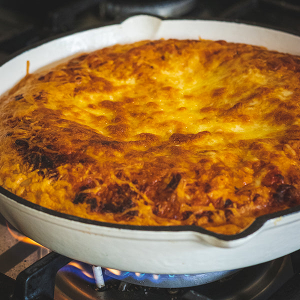 Pan Bread with Cheese Topping