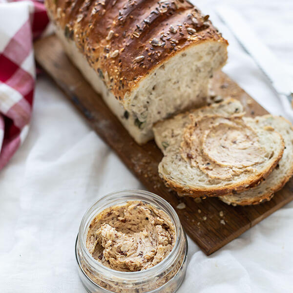 Flavoured Butter on Seed Bread