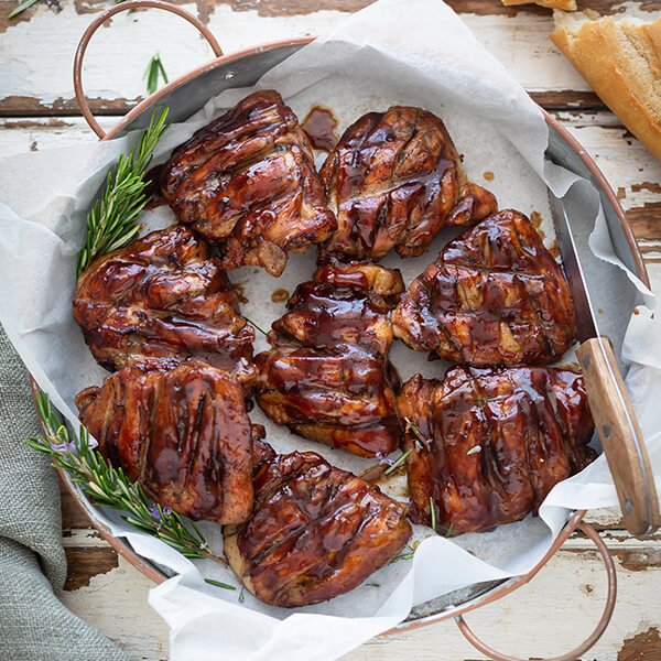 Slow Braaied Chicken Thighs