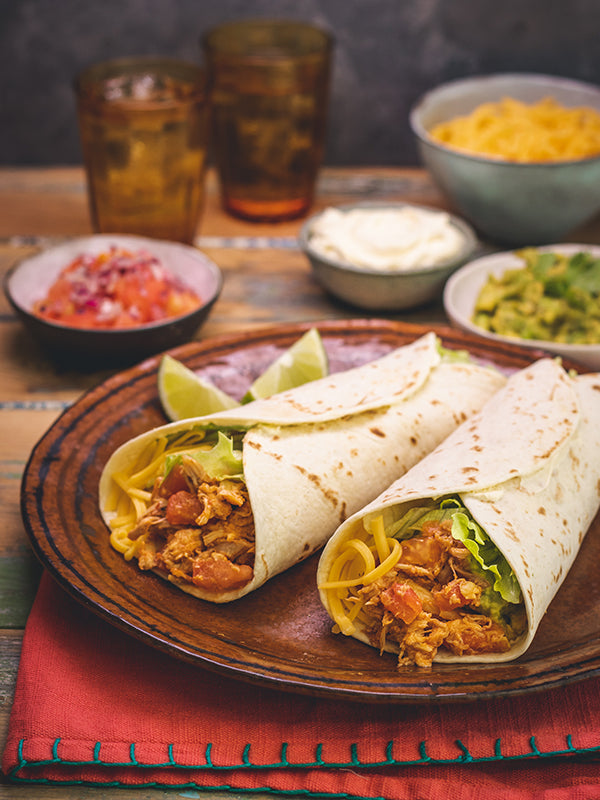 Spicy Chicken Wraps