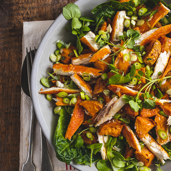 Sweet Potato and Snoek Salad