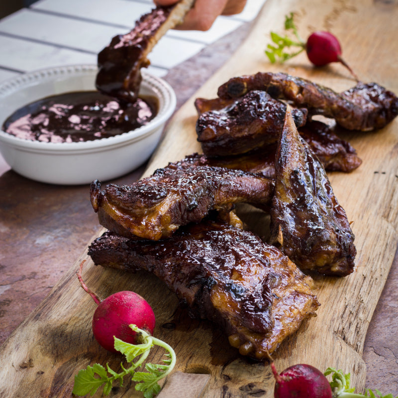 Twice Oven Cooked Sticky Ribs