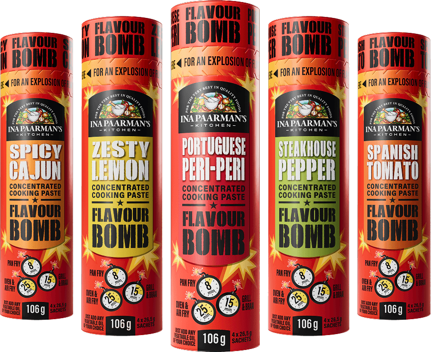 Flavour Bombs Range from Ina Paarman