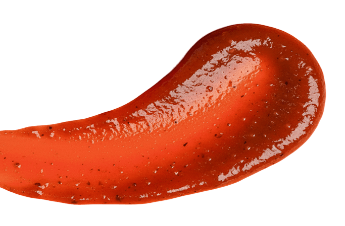 Illustration showing sauce