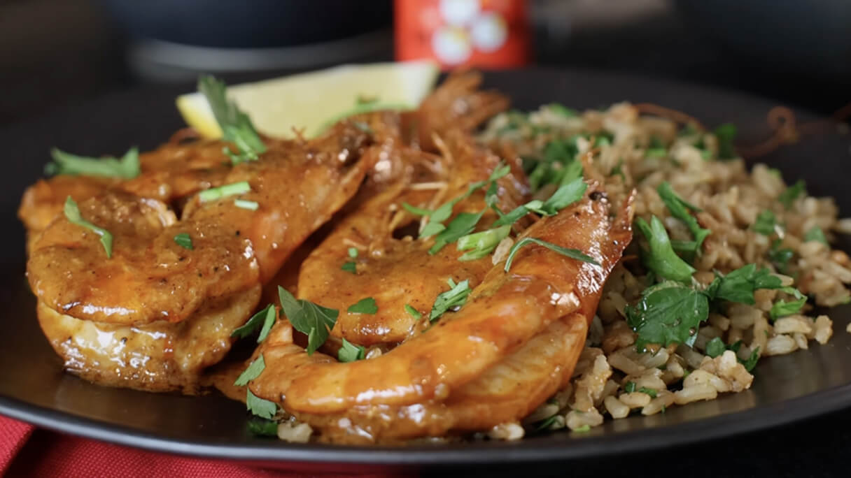 Video thumbnail for Portugese Peri-Peri Prawns recipe